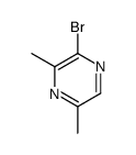 2-溴-3,5-二甲基吡嗪结构式