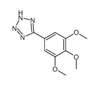 5-(3,4,5-trimethoxyphenyl)-2H-tetrazole结构式