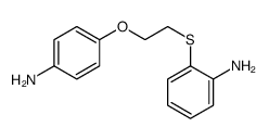 2-[2-(4-aminophenoxy)ethylsulfanyl]aniline结构式