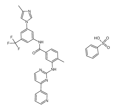 nilotinib benzenesulfonate结构式