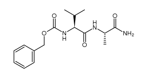 Cbz-Val-Ala-NH2 Structure