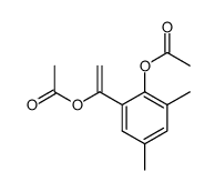 1-(2-acetoxy-3,5-dimethylphenyl)vinyl acetate结构式