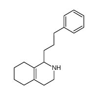 1-(3-phenyl-propyl)-1,2,3,4,5,6,7,8-octahydro-isoquinoline结构式
