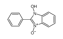 1-hydroxy-3-oxido-2-phenylbenzimidazol-3-ium结构式