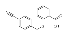 2-(4-氰基苄基磺酰基)-苯甲酸结构式