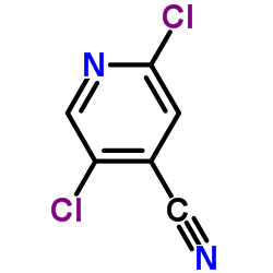 2,5-二氯异烟腈结构式