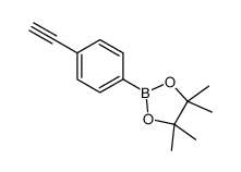 4-乙炔基苯硼酸频哪醇酯结构式