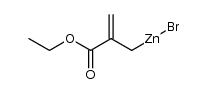 (2-(ethoxycarbonyl)allyl)zinc(II) bromide结构式