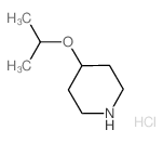 4-ISOPROPOXY-PIPERIDINE HYDROCHLORIDE Structure