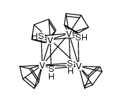 {(η5-Cp)4V4(μ3-S)4}结构式