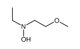 N-ethyl-N-(2-methoxyethyl)hydroxylamine Structure
