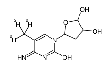 5-(甲基-d3)-2'-脱氧胞苷结构式