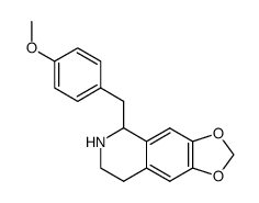 1-(4-methoxybenzyl)-6,7-methylenedioxy-1,2,3,4-tetrahydroisoquinoline Structure