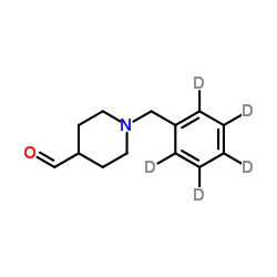 1-[(2H5)Phenylmethyl]-4-piperidinecarbaldehyde Structure