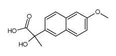 2-(6'-methoxy-2'-naphthyl)-2-hydroxypropionic acid Structure