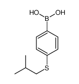 4-(异丁基硫代)苯硼酸结构式
