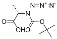 N-TERT-BUTOXYCARBONYL-AZIDO-L-ALANINE Structure