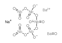barium sodium niobium oxide Structure
