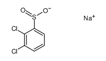 Sodium 2,3-dichloro-benzenesulfinate结构式
