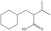 2-(环己基甲基)-3-甲基丁酸结构式