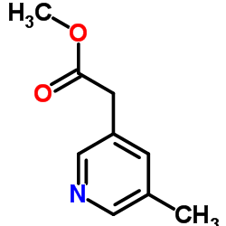 2-(5-甲基吡啶-3-基)乙酸甲酯图片