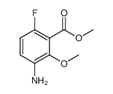 3-Amino-6-fluoro-2-Methoxybenzoic Acid Methyl Ester Structure