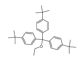 tris(4-tert-butylphenyl)methoxyethane结构式