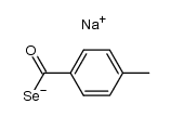 sodium 4-methylbenzenecarboselenoate Structure