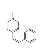 1-methyl-1,2,3,6-tetrahydrostilbazole结构式