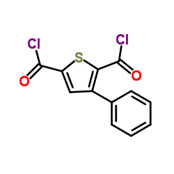 3-Phenyl-2,5-thiophenedicarbonyl dichloride structure