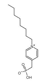 (1-Octyl-4-pyridiniomethyl)phosphonate Structure
