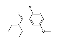 N,N-Diethyl-2-bromo-5-methoxybenzamide结构式