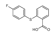 2-(4-fluorophenyl)sulfanylbenzoic acid Structure