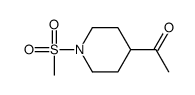 1-(1-(甲基磺酰基)哌啶-4-基)乙酮结构式