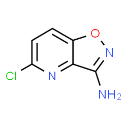 5-氯异恶唑[4,5-b]吡啶-3-胺结构式