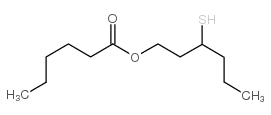 3-巯基己醇己酸酯结构式