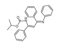 isopropyl <1,3-diphenyl-3-(phenylimino)-1-propenyl>carbamate Structure