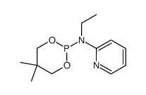 2-(N-ethyl-2-pyridylamino)-5,5-dimethyl-1,3,2-dioxaphosphorinane结构式