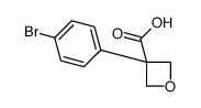 3-(4-bromophenyl)oxetane-3-carboxylic acid Structure