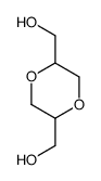 p-Dioxane-2,5-dimethanol Structure
