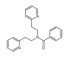 N,N-bis(2-pyridin-2-ylethyl)benzamide Structure