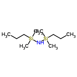 1,3-二-正-丙基-1,1,3,3-四甲基二硅氮烷结构式