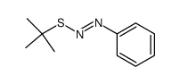 phenylazo tert-butyl sulfide结构式