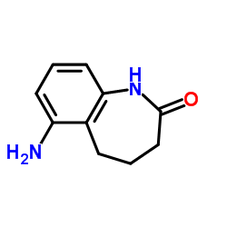 6-amino-4,5-dihydro-1H-benzo[b]azepin-2(3H)-one结构式