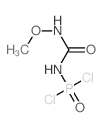 Phosphoramidicdichloride, [(methoxyamino)carbonyl]- (9CI) Structure