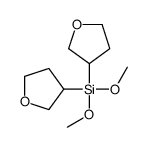 dimethoxy-bis(oxolan-3-yl)silane Structure