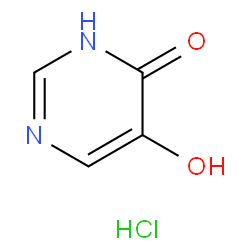 5-羟基嘧啶-4(3H)-酮盐酸盐结构式