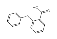 2-(苯基氨基)烟酸结构式