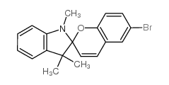 螺[1,3,3-三甲基吲哚-(6'-溴苯并二氢吡喃)]结构式