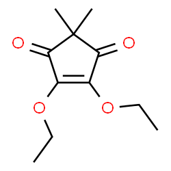4-Cyclopentene-1,3-dione,4,5-diethoxy-2,2-dimethyl-(9CI)结构式